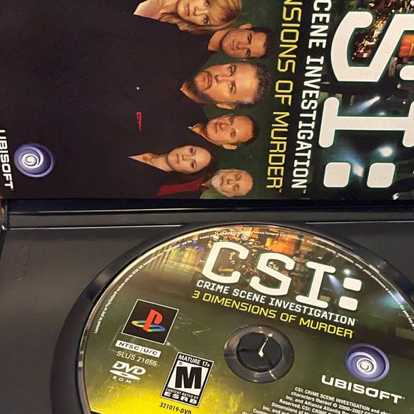 CSI 3 dimensions of Murder Sony PS2 Playstation 2 Complete in Box - Picture 3 of 3